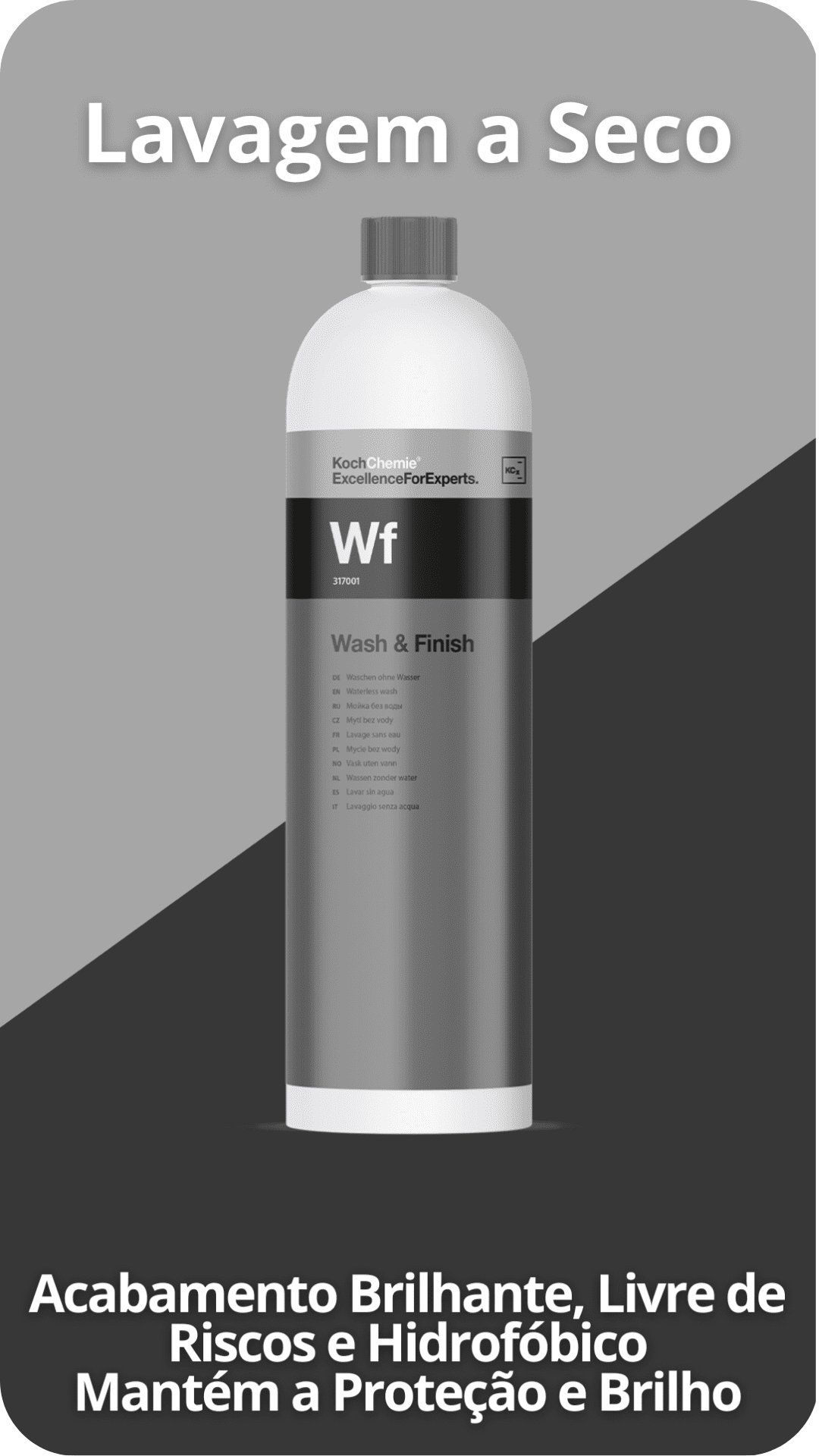 Koch Chemie Wash & Finish "Wf" 1L - Lavagem a Seco