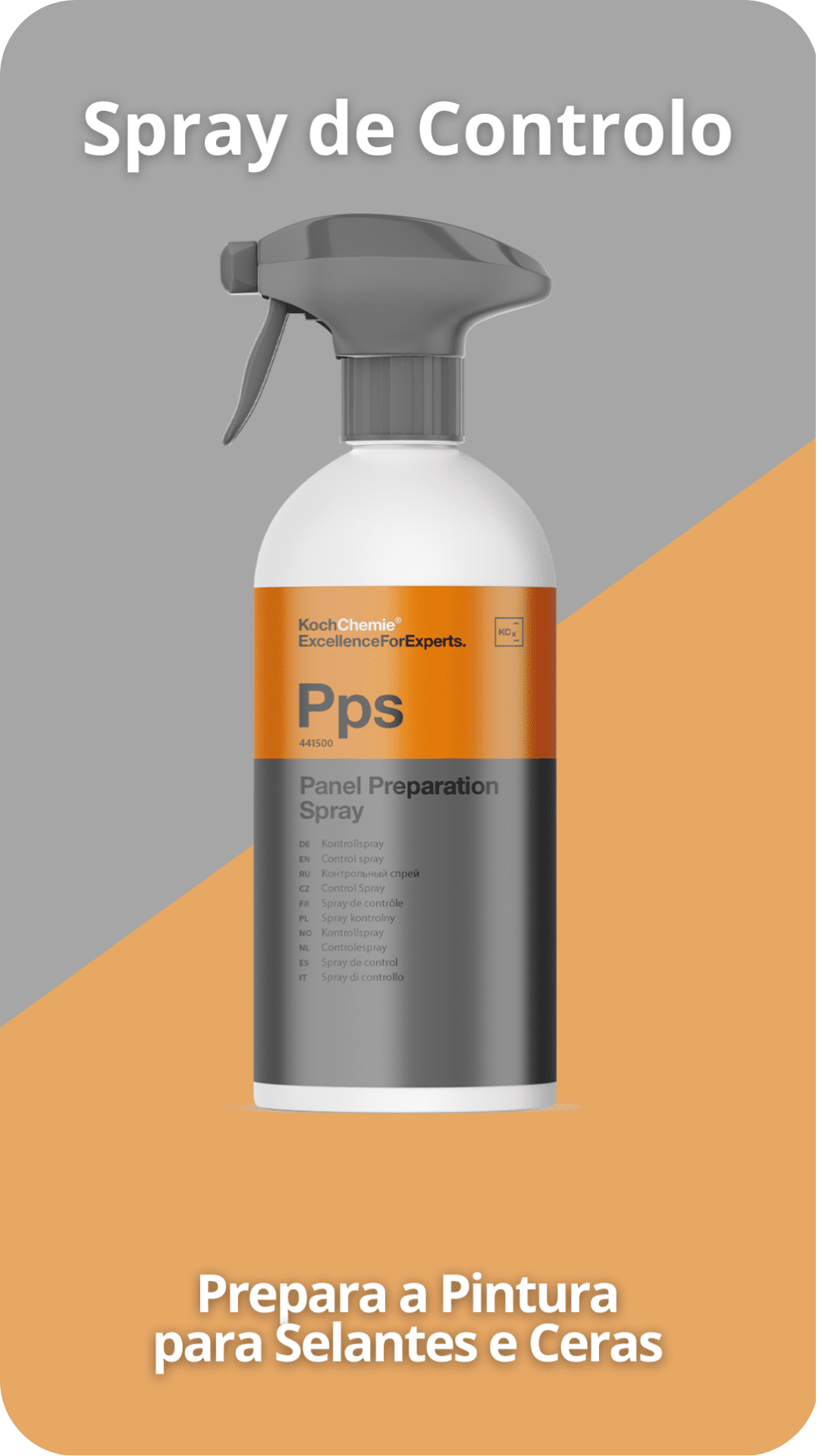 Koch Chemie Panel Preparation Spray “PPS” 500ml - Spray de Controlo
